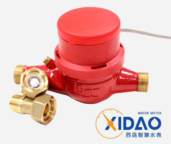 直讀式遠傳干式熱水表-水平